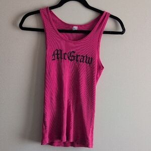 Pink McGraw Tank Top